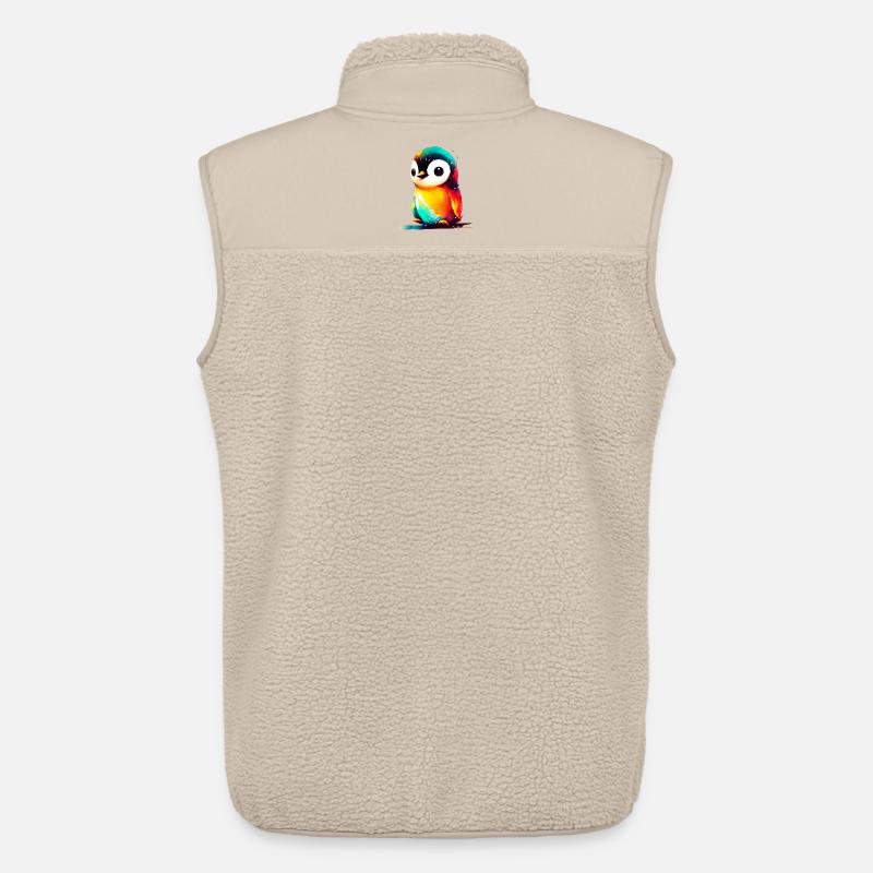 Pinguin - Unisex Sherpaweste von Stanley/Stella - Beige
