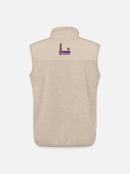 Rügen Segel Klub Emblem - Unisex Sherpaweste von Stanley/Stella - Beige