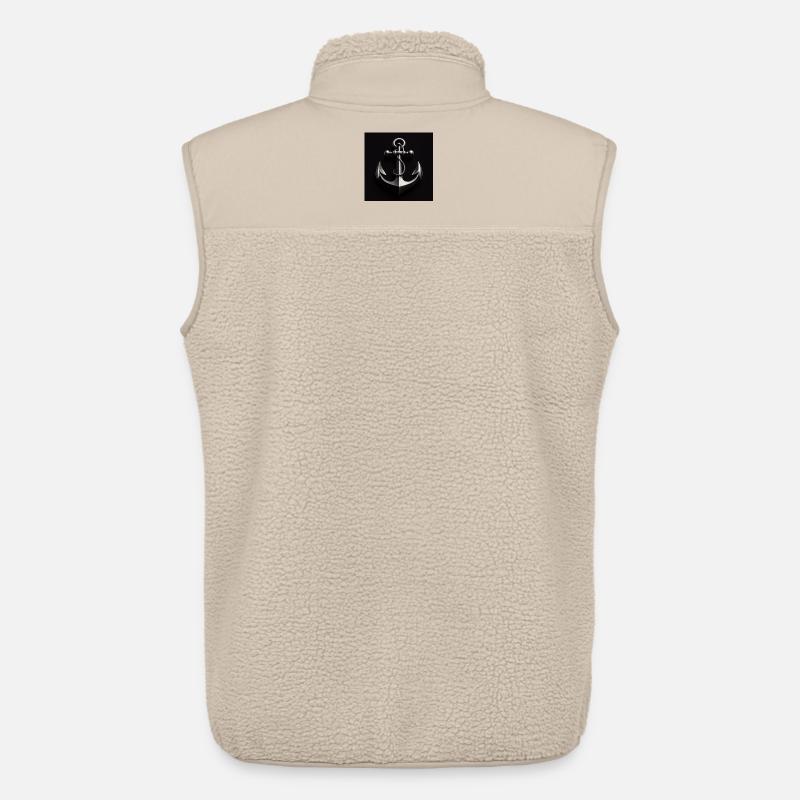 Anker maritim - Unisex Sherpaweste von Stanley/Stella - Beige