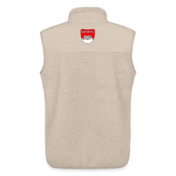 Nürnberg Silhouette Wappen - Unisex Sherpaweste von Stanley/Stella - Beige - Hinten - AI Model Male 178 light (178cm)