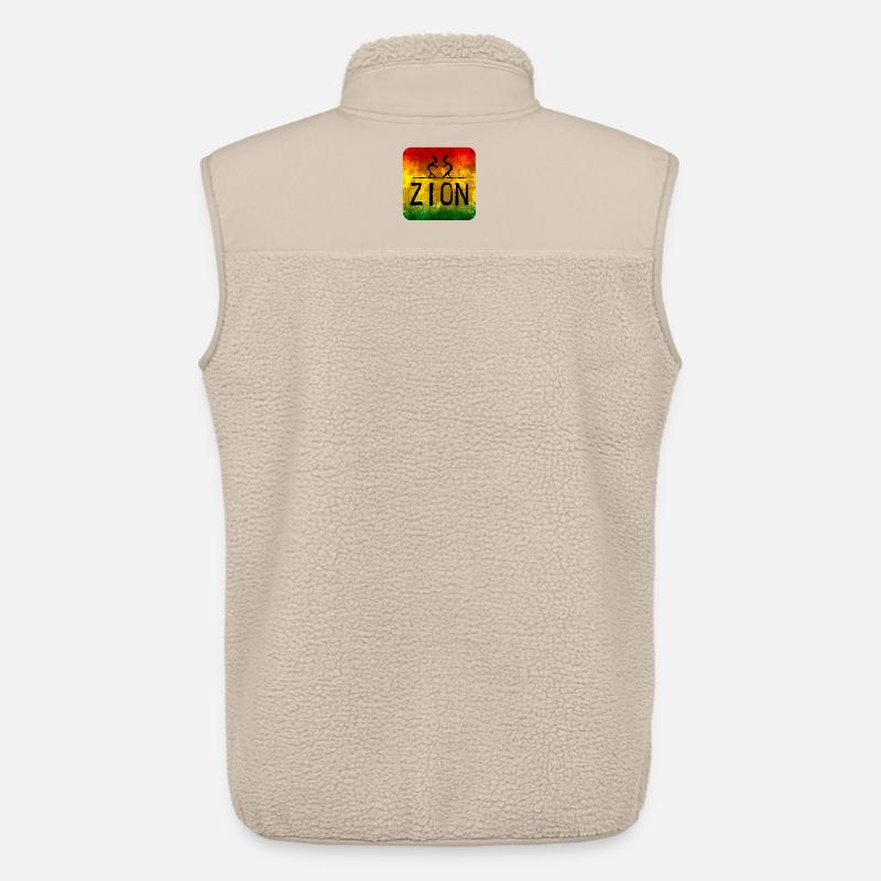 Raggae Zion - Unisex Sherpaweste von Stanley/Stella - Beige