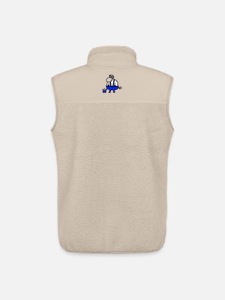 Craftsman's sheep, hero of labor - Unisex Sherpa Gilet by Stanley/Stella - beige