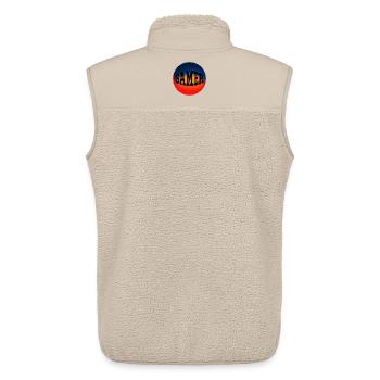 Gamer Game Console - Unisex Sherpa Gilet by Stanley/Stella - beige - Back - AI Model Male 178 light (178cm)