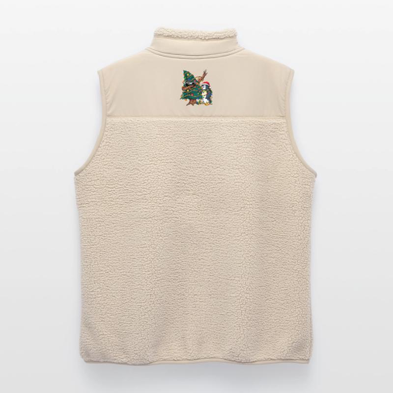 Arbre de Noël Dapping - Pull de Noël Dapping Veste sans manches sherpa unisexe Stanley/Stella