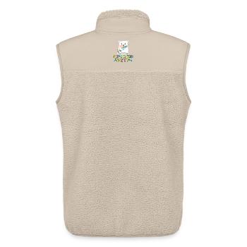 Kinderärztin Medizinerin Kinderheilkunde - Unisex Sherpaweste von Stanley/Stella - Beige - Hinten - AI Model Male 178 light (178cm)
