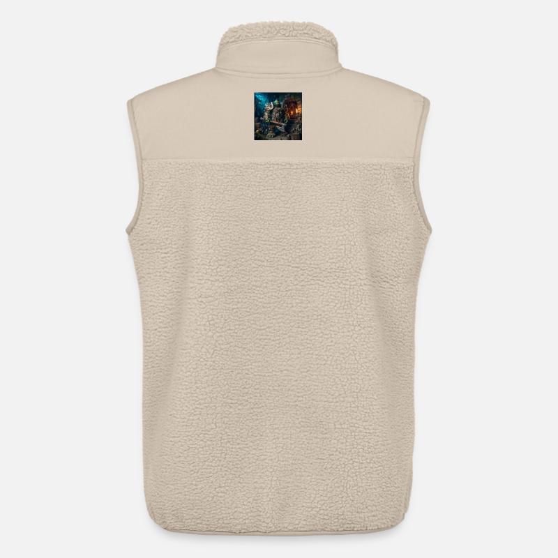 Conception d’orc 2 - Veste sans manches sherpa unisexe Stanley/Stella - beige