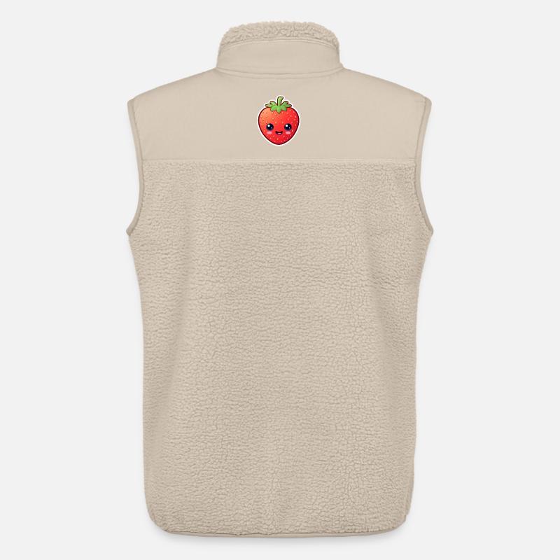 Anime Erdbeere - Unisex Sherpaweste von Stanley/Stella - Beige