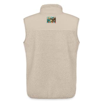Pattaya Thailand Party Design - Unisex Sherpaweste von Stanley/Stella - Beige - Hinten - AI Model Male 178 light (178cm)