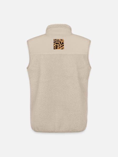 SAFARI - Veste sans manches sherpa unisexe Stanley/Stella - beige