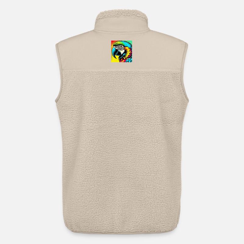 Papagei Pop Art - Unisex Sherpaweste von Stanley/Stella - Beige