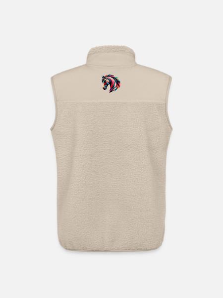 Cheval - Veste sans manches sherpa unisexe Stanley/Stella - beige