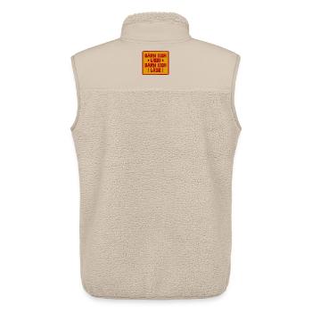 Bern isch Liebi: Bärn isch Läbe - Unisex Sherpaweste von Stanley/Stella - Beige - Hinten - AI Model Male 178 light (178cm)