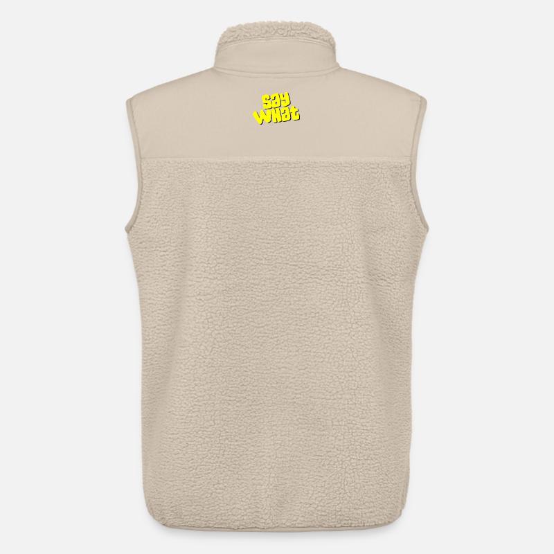 Say What - Unisex Sherpaweste von Stanley/Stella - Beige