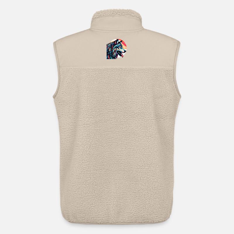 Wolf - Unisex Sherpaweste von Stanley/Stella - Beige