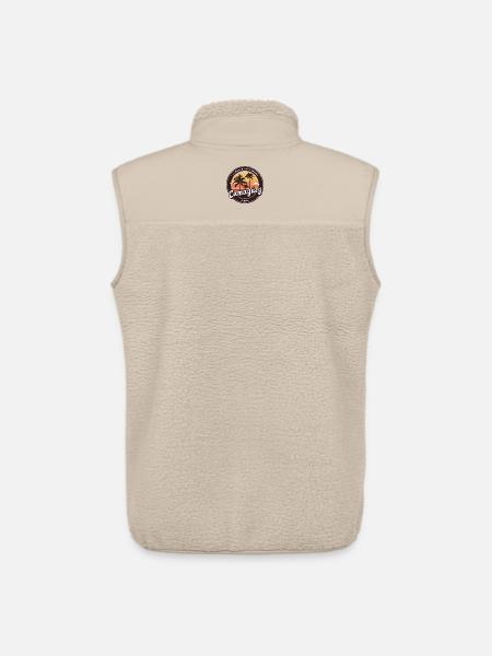 Camagüey Cuba sunset design - Unisex Sherpa Gilet by Stanley/Stella - beige