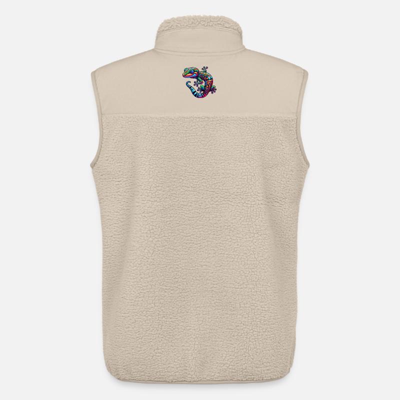 Gecko - Unisex Sherpaweste von Stanley/Stella - Beige