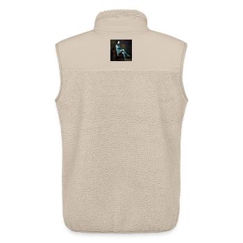 Portrait Frau 05 Tattoo - Unisex Sherpaweste von Stanley/Stella - Beige - Hinten - AI Model Male 178 light (178cm)