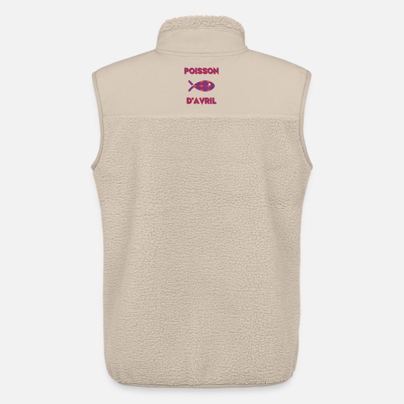 APRILSCHERZ - Unisex Sherpaweste von Stanley/Stella - Beige