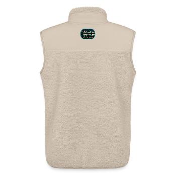Übernachtung in der Burg von San Giorgio, Mantua - Unisex Sherpaweste von Stanley/Stella - Beige - Hinten - AI Model Male 178 light (178cm)