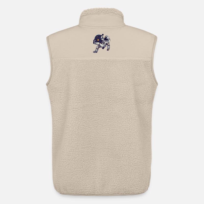 Vers la Lune - Veste sans manches sherpa unisexe Stanley/Stella - beige