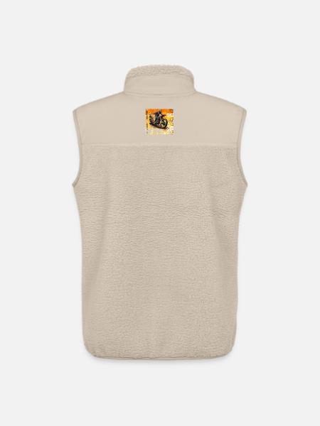Motocross Life - Unisex Sherpaweste von Stanley/Stella - Beige