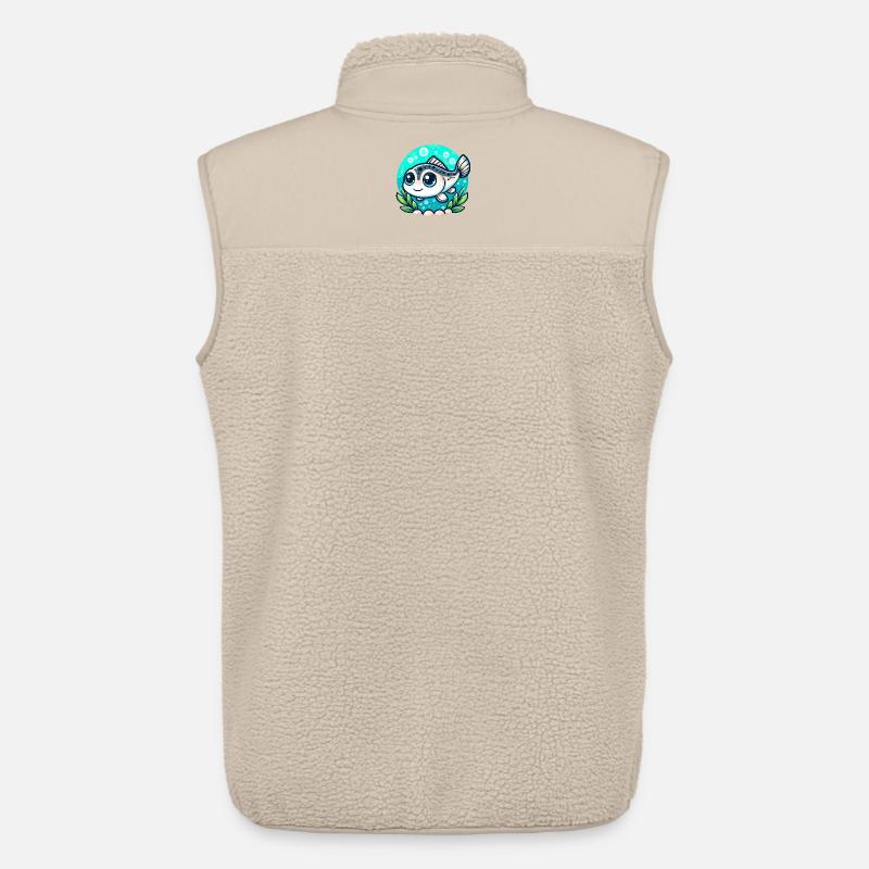 Lachsi - Unisex Sherpaweste von Stanley/Stella - Beige