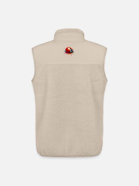 Ladybird - Unisex Sherpa Gilet by Stanley/Stella - beige