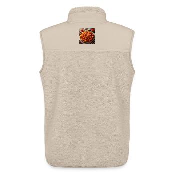 Patatas bravas - Unisex Sherpa Gilet by Stanley/Stella - beige - Back - AI Model Male 178 light (178cm)