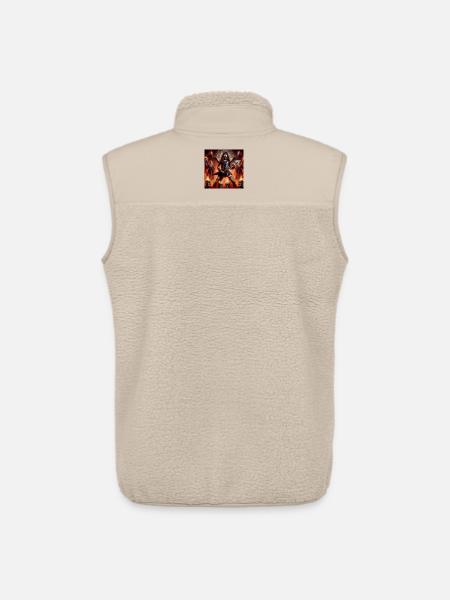 Metalhead in the catacombs - Unisex Sherpa Gilet by Stanley/Stella - beige