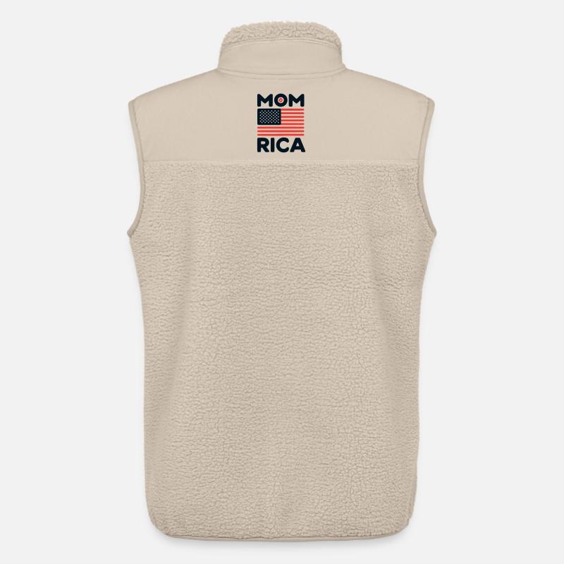 Amerika Mama - Unisex Sherpaweste von Stanley/Stella - Beige