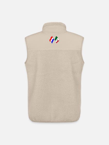Flag Netherlands, flag Mexico - Unisex Sherpa Gilet by Stanley/Stella - beige