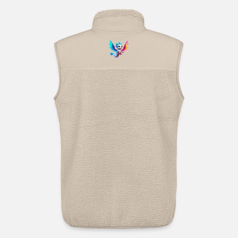Drache - Unisex Sherpaweste von Stanley/Stella - Beige