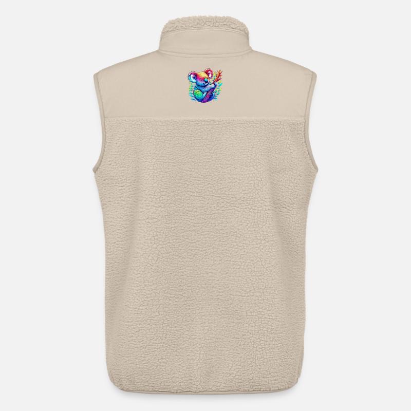 Koala - Veste sans manches sherpa unisexe Stanley/Stella - beige