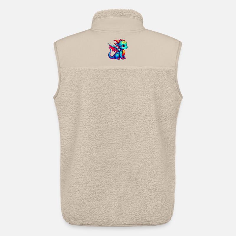 Drache - Unisex Sherpaweste von Stanley/Stella - Beige