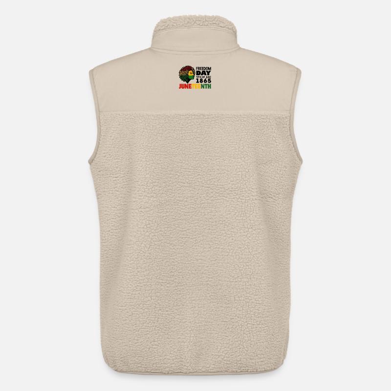 Juneteenth - Unisex Sherpaweste von Stanley/Stella - Beige