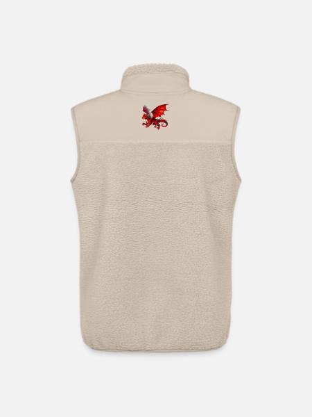 Dragon - Unisex Sherpa Gilet by Stanley/Stella - beige