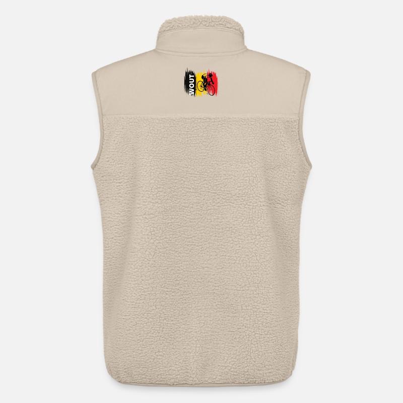 Wout Van Aert - Chamption-Radfahrer - Unisex Sherpaweste von Stanley/Stella - Beige