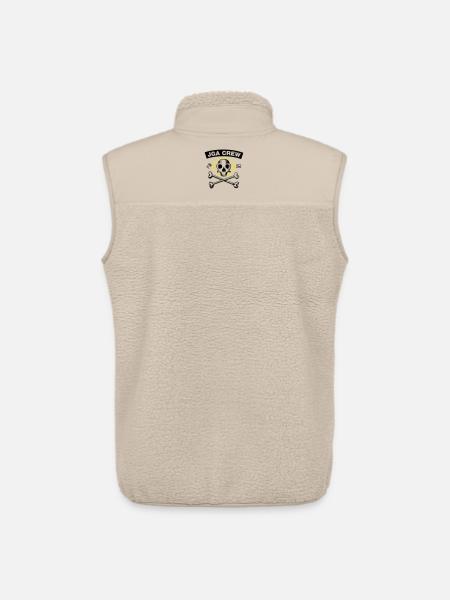 JGA Crew - Skull and Bones - Unisex Sherpaweste von Stanley/Stella - Beige