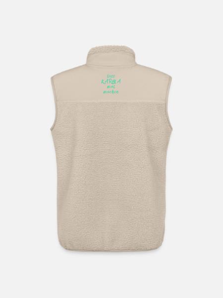 lass KARMA mal machen - Unisex Sherpaweste von Stanley/Stella - Beige