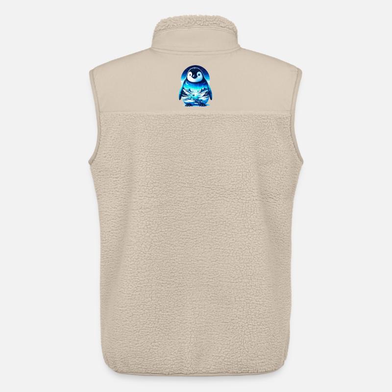 Pinguin - Unisex Sherpaweste von Stanley/Stella - Beige