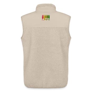 Fishing - Unisex Sherpa Gilet by Stanley/Stella - beige - Back - AI Model Male 178 light (178cm)