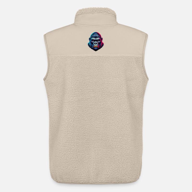 Gorilla - Unisex Sherpaweste von Stanley/Stella - Beige