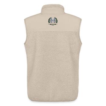 Flaggen Provinz Zeeland Lorbeerkranz Banner - Unisex Sherpaweste von Stanley/Stella - Beige - Hinten - AI Model Male 178 light (178cm)