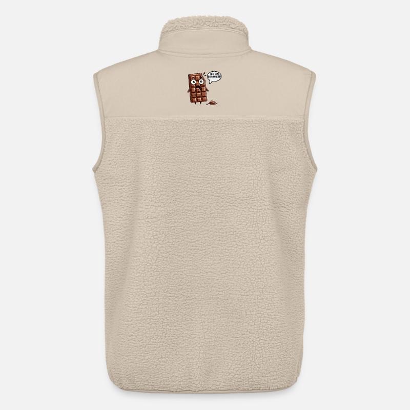 Ich Bin Schokiert Lustige Deutsche Schokolade - Unisex Sherpaweste von Stanley/Stella - Beige