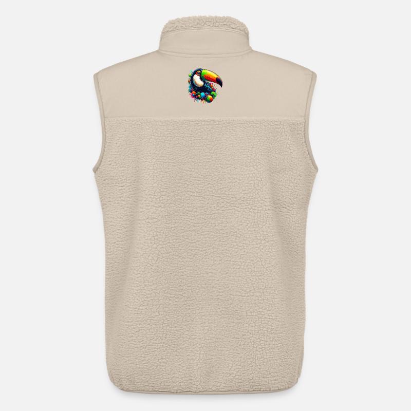 Toucan - Veste sans manches sherpa unisexe Stanley/Stella - beige