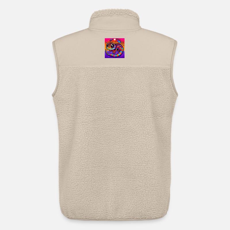 Gecko - NORMAL PASSFORM Sherpaväst Unisex Stanley/Stella - beige