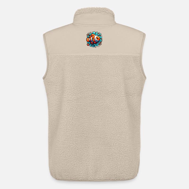 Clownfische - Unisex Sherpaweste von Stanley/Stella - Beige