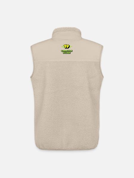 Complaining Correzien - Unisex Sherpa Gilet by Stanley/Stella - beige