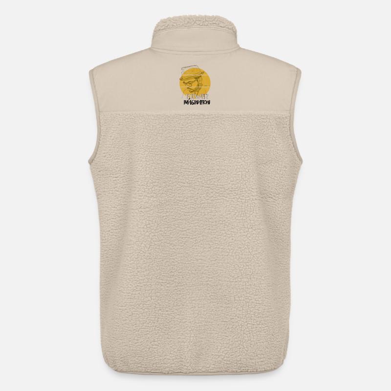 Power Imagination – Design de déclaration créative - Veste sans manches sherpa unisexe Stanley/Stella - beige