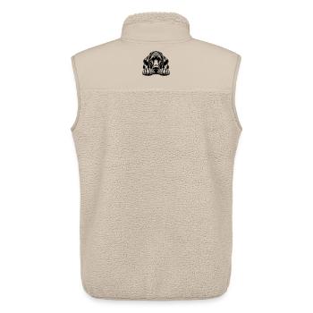 Great Dane - Unisex Sherpa Gilet by Stanley/Stella - beige - Back - AI Model Male 178 light (178cm)